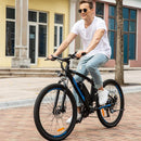 ANCHEER 27.5 Inch Wheel 48V 500W Blue Spark Electric Mountain Bike with Removable 48V 10Ah Battery - Electricridesonly.com