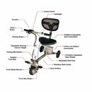SmartScoot™ Portable Travel Mobility Scooter - electricridesonly