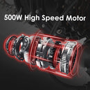 ANCHEER 26 Inch Wheel New Upgraded Electric Mountain Bike 500W with Removable 36V 12Ah Battery - Electricridesonly.com