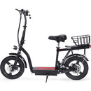 MotoTec Cruiser 48v 350w Lithium Electric Scooter Black - Electricridesonly.com