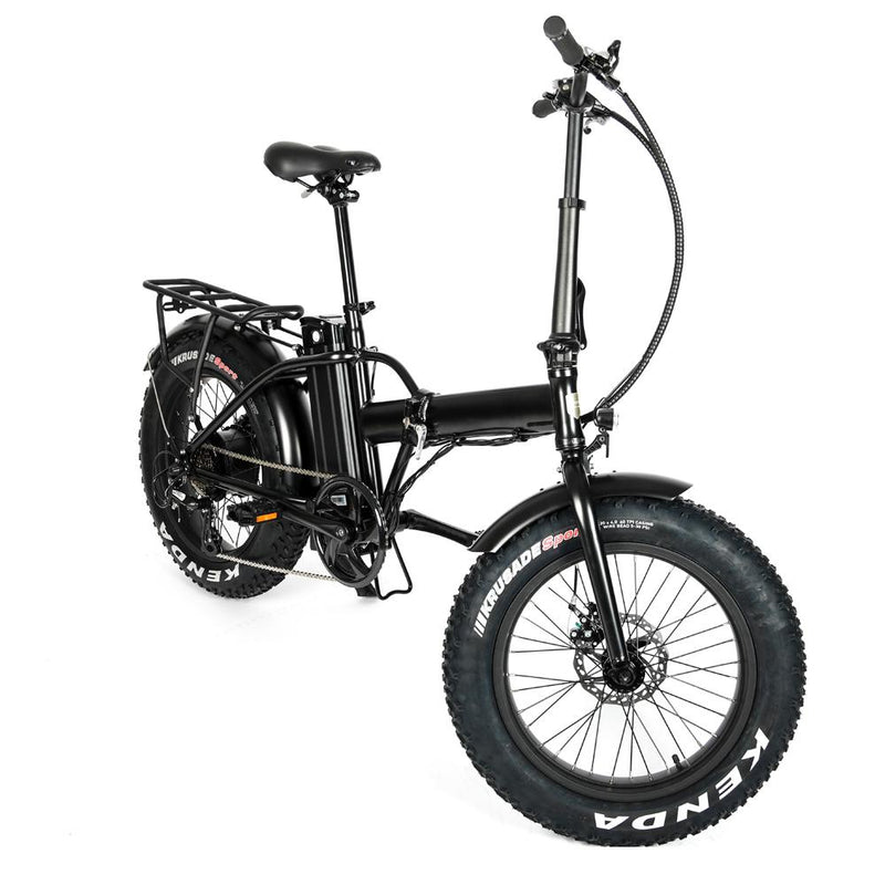 Eunorau 48V 500W 20'' E-FAT-MN Foldable Fat Tire Commuter Electric Bike - electricridesonly