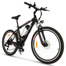 ANCHEER 26 Inch Wheel Electric Mountain Bike 250W with Removable 36V 8A Battery - Electricridesonly.com