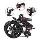 ANCHEER 20 Inch Wheel 350W Commuter Electric Mountain Bike with Removable 48V 10.4Ah Battery - Electricridesonly.com