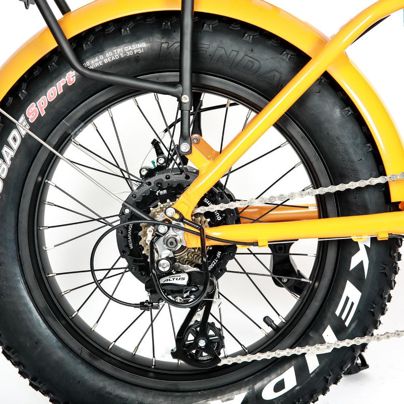 Eunorau 48V 500W 20" E-Fat-Step Through Fat Tire Commuter Electric Bike - electricridesonly