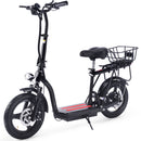 MotoTec Cruiser 48v 350w Lithium Electric Scooter Black - Electricridesonly.com