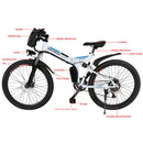 ANCHEER 26 Inch Wheel Folding Electric Mountain Bike - Electricridesonly.com