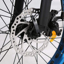 Ecotric 48V Gold Portable and Folding Fat eBike with LCD display - Electricridesonly.com