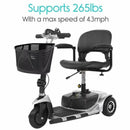 Vive Health 3 Wheel Lightweight Travel Scooter - Electricridesonly.com