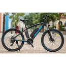 ANCHEER 27.5 Inch Wheel 48V 500W Blue Spark Electric Mountain Bike with Removable 48V 10Ah Battery - Electricridesonly.com