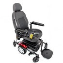 Vision Sport Mid-Wheel Drive Power Wheelchair With Elevating Seat - Electricridesonly.com