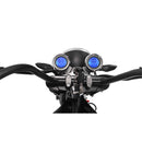 MotoTec Lowboy 60v 20ah 2500w Lithium Electric Scooter Black - Electricridesonly.com