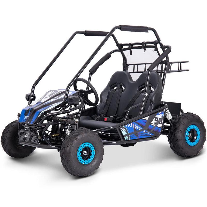 MotoTec Mud Monster XL 60v 2000w Electric Go Kart Full Suspension - electricridesonly