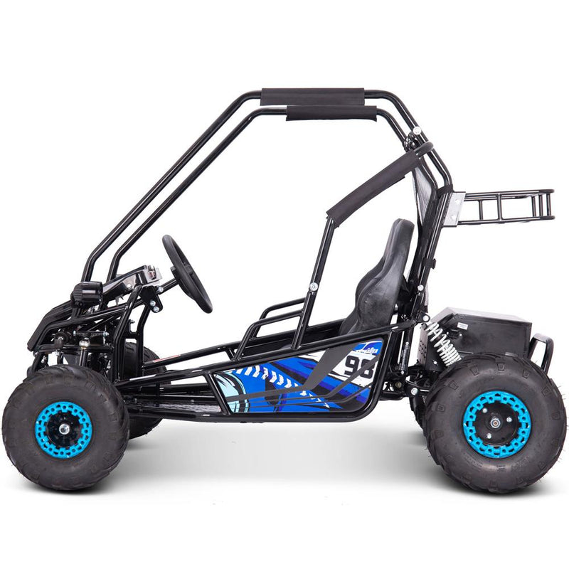 MotoTec Mud Monster XL 60v 2000w Electric Go Kart Full Suspension - electricridesonly