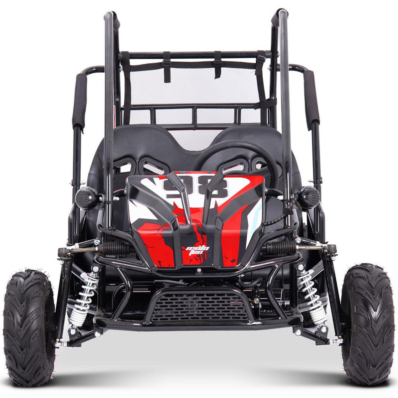 MotoTec Mud Monster XL 60v 2000w Electric Go Kart Full Suspension - electricridesonly