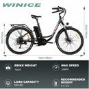 VIVI 26 Inch Wheel 350W Electric Cruiser Electric Bike - Electricridesonly.com
