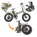 Ecotric 48V Fat Tire Portable and Folding Electric Bike with color LCD display - Electricridesonly.com