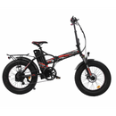 Ecotric 48V Fat Tire Portable and Folding Electric Bike with color LCD display - Electricridesonly.com