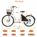 Ecotric Lark Electric City Bike For Women - Electricridesonly.com