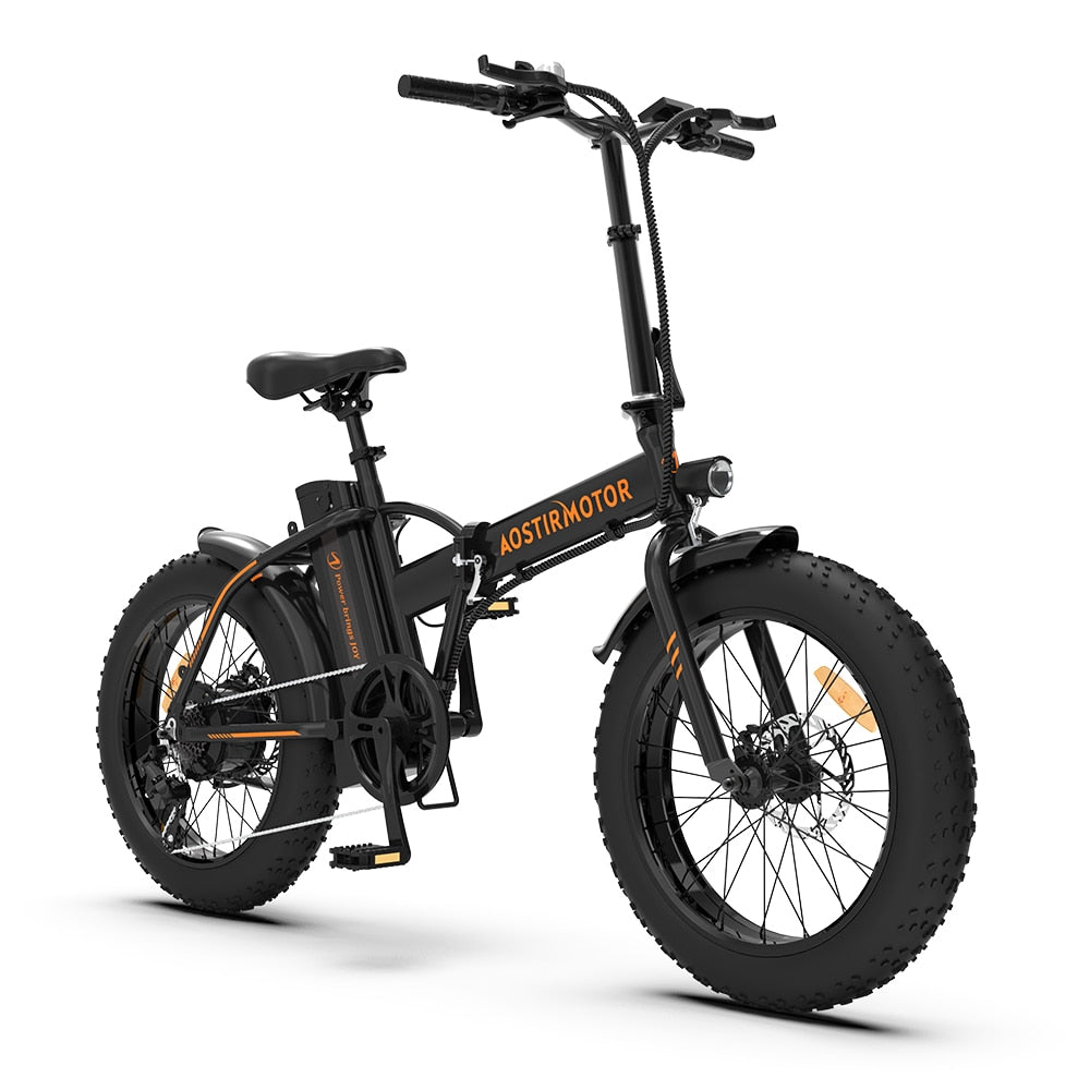 AOSTIRMOTOR FAT TIRE FOLDING ELECTRIC BIKE A20 - electricridesonly
