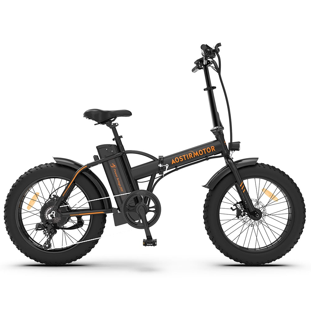 AOSTIRMOTOR FAT TIRE FOLDING ELECTRIC BIKE A20 - electricridesonly