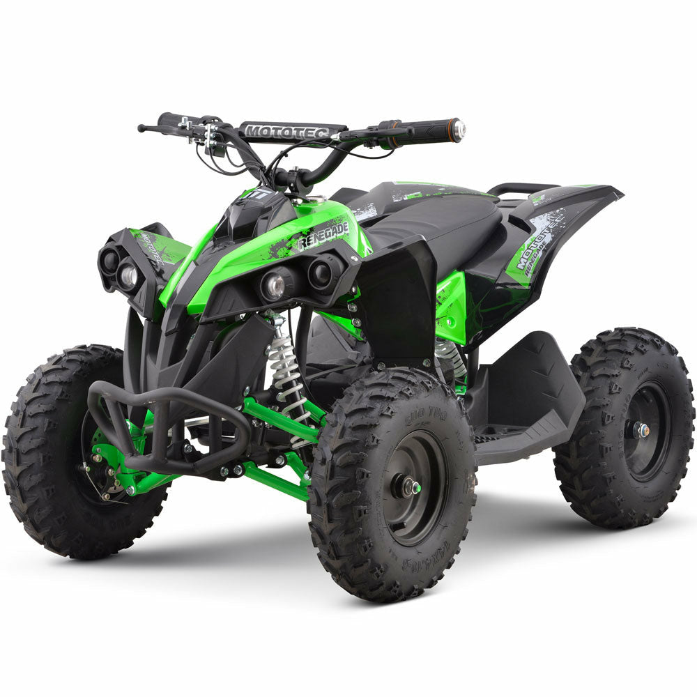 MotoTec 36V 500W Renegade Shaft Drive Kids ATV - Electricridesonly.com