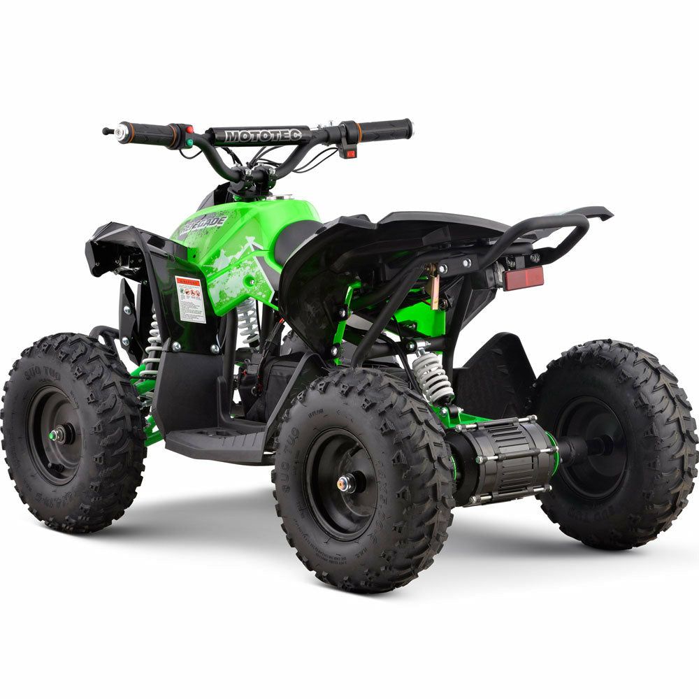 MotoTec 36V 500W Renegade Shaft Drive Kids ATV - Electricridesonly.com