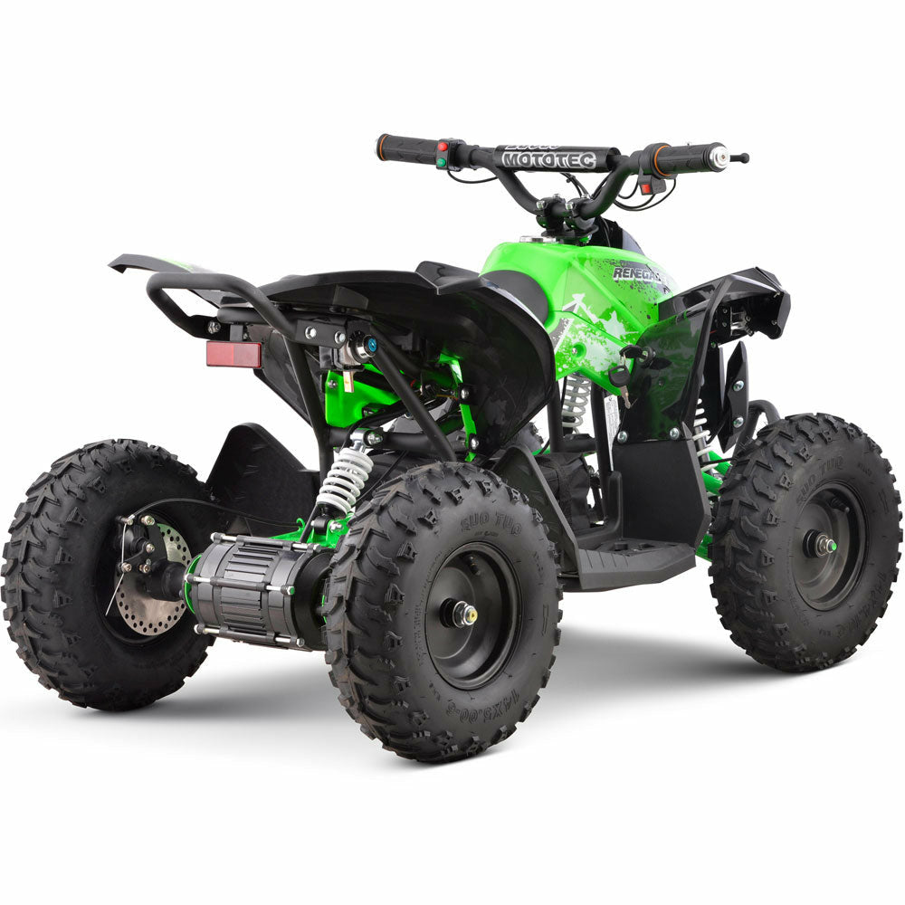 MotoTec 36V 500W Renegade Shaft Drive Kids ATV - Electricridesonly.com