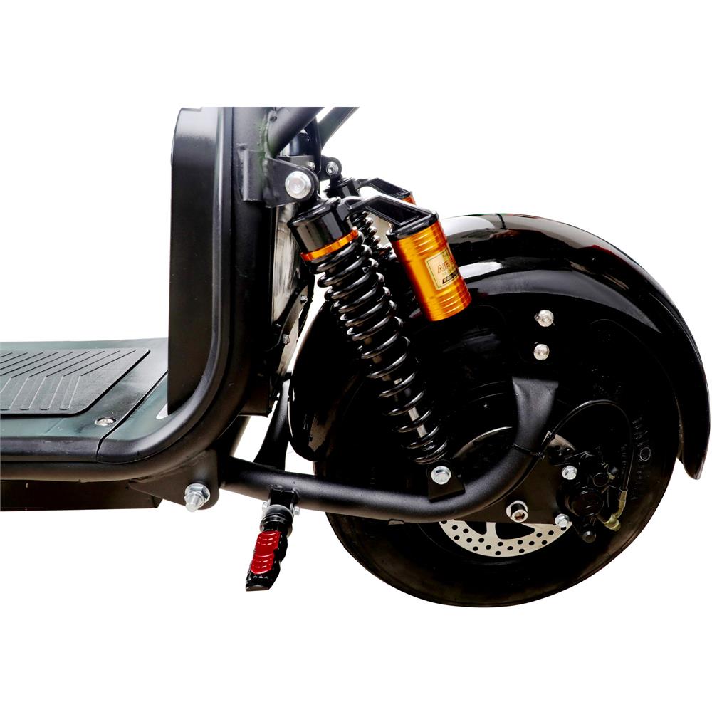 MotoTec Knockout 60V 2000W Seated Electric Scooter - Electricridesonly.com