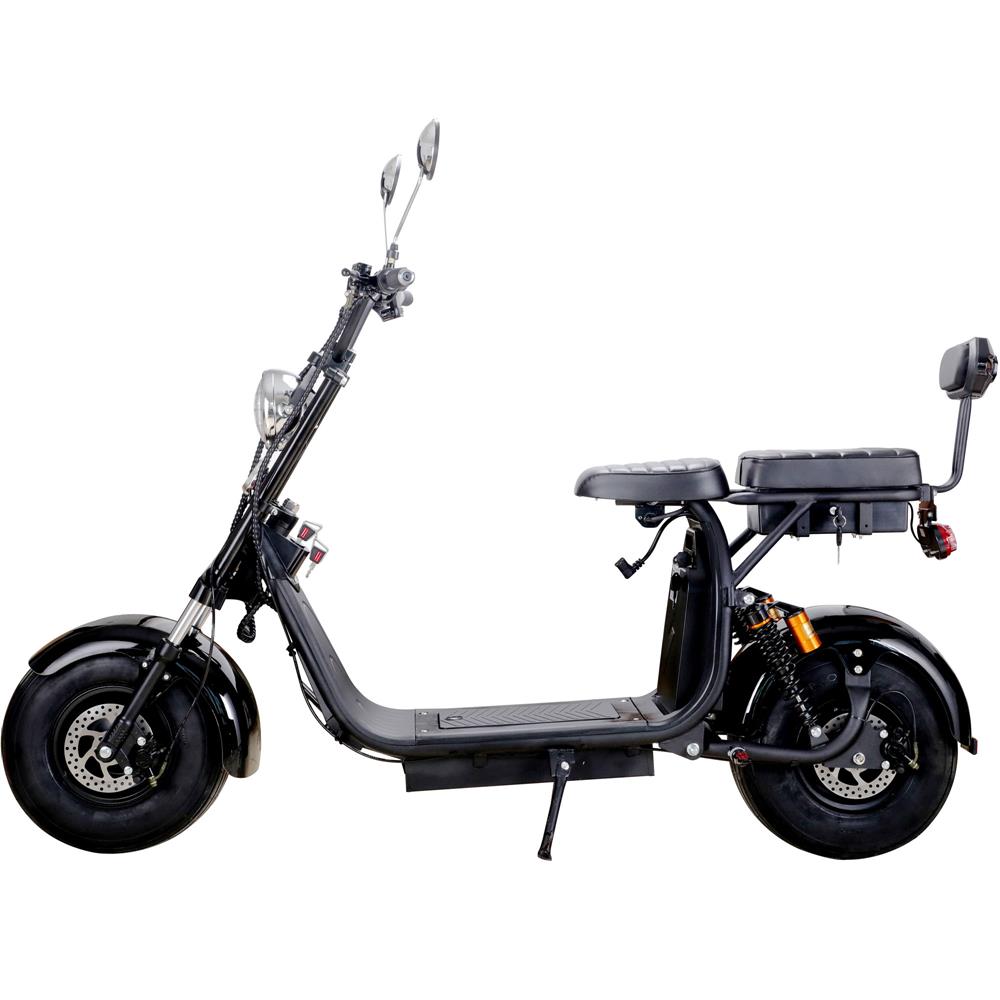 MotoTec Knockout 60V 2000W Seated Electric Scooter - Electricridesonly.com