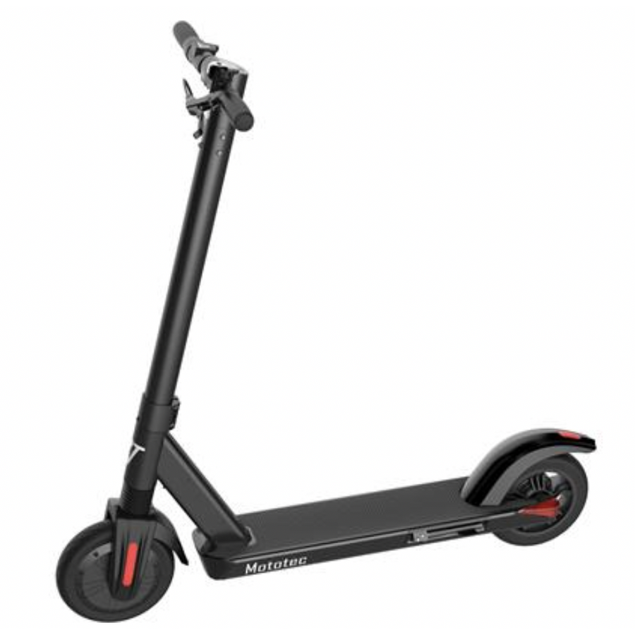 MotoTec City Pro 36v 8ah 350w Lithium Electric Scooter Black - Electricridesonly.com